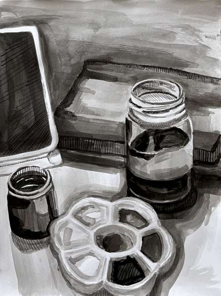 ink drawing number 2